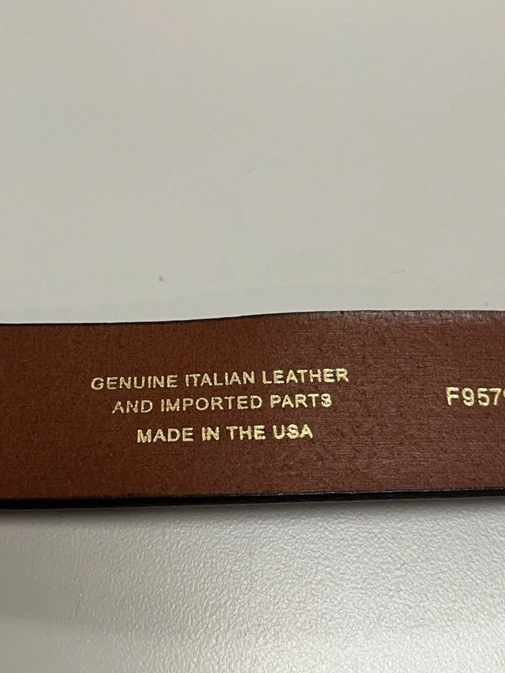 J. Crew Brown Leather Belt with Brass Buckle size small - Picture 6 of 11